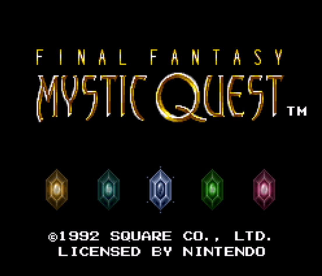 Final Fantasy Mystic Quest Title Screen